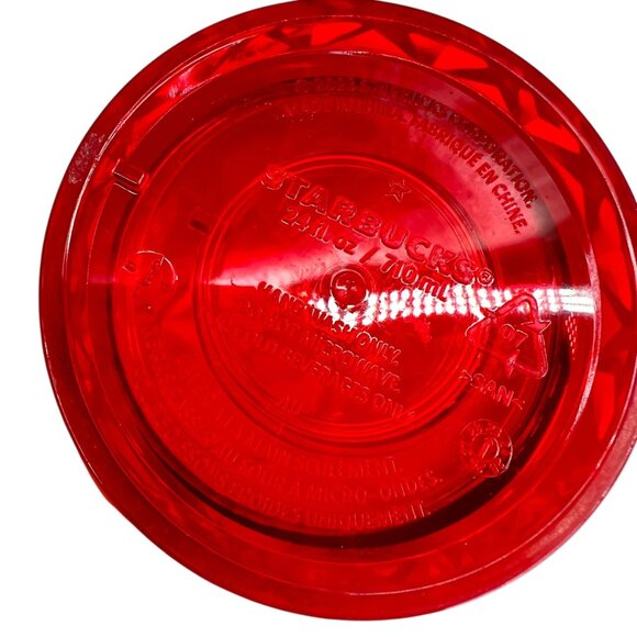 Starbucks Poinsettia Red Prism Tumbler Set With Lids Straws 16 Oz & 24 Oz - Picture 12 of 16